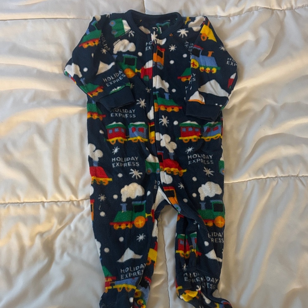 Holiday Express Kids One Piece Pajama - Multicolor